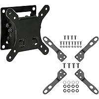 Mount-It! Small TV Monitor Wall Mount | RV TV Mount | Quick Release | Fits 13-32 Inch Screens Bundled with VESA Mount Adapter Kit
