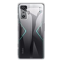 for Xiaomi Redmi K50 Gaming Case, Soft TPU Back Cover Shockproof Silicone Bumper Anti-Fingerprints Full-Body Protective Case AMG F1 (6.67 Inch) (Transparent)