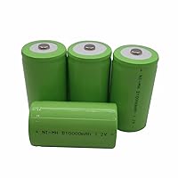H-ANT D10000mAh NI-MH 1.2V Rechargeable Batteries High Capacity Performance,Rechargeable Type D Batteries Pack of 4