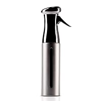 Colortrak Luminous Spray Bottle, 250ml/8.5oz Bottle with Full 360° Distribution, Easy-Use Pump, Quick View Window to Monitor Water Level, Eco-Friendly, Silver