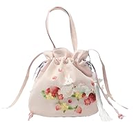 Tassel Embroidery Bag Chinese Style Hanfu Accessories Drawstring Handbag Shoulder Bags