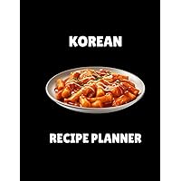 Korean Recipe Planner