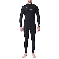 Rip Curl - Men's Dawn Patrol Chest Zip 4/3mm Wetsuit Steamer - Black - Available in Size S-XXL