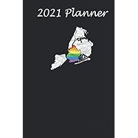 2021 Planner - Funny Quote LGBT Men Women Anti Homophobia Gay Pride Parade: Daily planner 2021, US map, US holiday, 6x9 inch, 136 pages