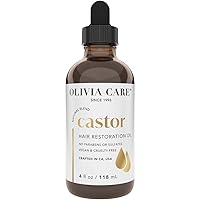 Castor Hair Oil - Made With All Natural Ingredients - Provides Balanced Restoration, Shine & Strength. Clean & Simple Treatment to Support Strengthen Hair