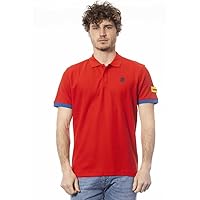 Invicta Chic Red Cotton Polo with Chest Men's Logo