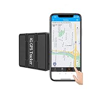 4G Hidden Magnetic GPS Tracker for Vehicles with 1 Year Subscription No Monthly fee Car Tracking Device Long Battery Life Real Time Portable Location Locator Asset Trailer Motorcycle Truck Fleet