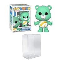 Funko POP! Animation: Care Bears 40th Anniversary - Wish Bear Common Bundled with a Byron's Attic Pop Protector