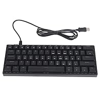 Product Analysis: Mechanical Keyboard with RGB Lighting and 61 Compact Keys - Lightweight and Durable Wired Keyboard for Home Office Typing and Gaming Experience