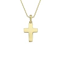 14K Solid Gold Cross Necklace for Women, Women’s Cross Necklace | Christian Necklace, Crucifix Necklace, Gift for Her