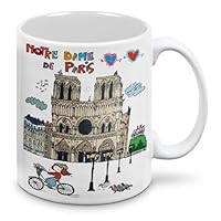 TAZZA - Notre Dame de Paris - 11 oz / 325 ml Ceramic Mug