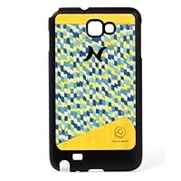 Man&Wood I1242GNT Galaxy Note SC-10D Case, Wood-fit Harmony Yellow Submarine Natural Wood, Bar Type