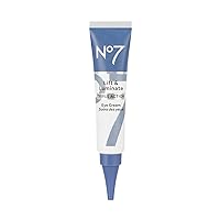 No7 Lift & Luminate Eye Cream - Dark Circles & Puffiness Solution - Shea Butter, Hyaluronic Acid & Ginseng (15ml)