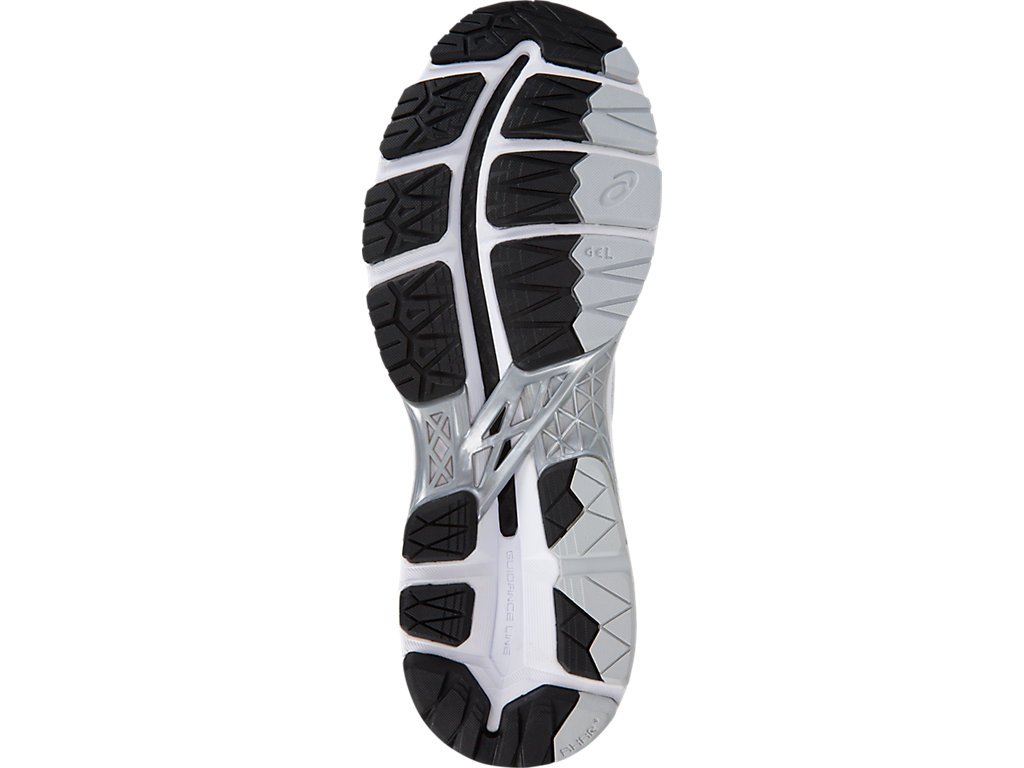 ASICS Men's Gel-Kayano 24 Running Shoe, Silver/Black/Mid Grey, 11.5 Medium US