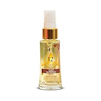 Nutritive Argan Oil Hair Treatment with 12 Natural Oils Elixir for Softer and Healthier Hair, contains Shea Butter Oil and Coconut Oil