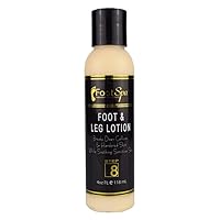 FOOT SPA - Healing Therapy Massage Lotion, 4 Oz - With Peppermint and Eucalyptus - Professional Pedicure, Body and Hot Oil Manicure, Infused with Natural Oils and Vitamins