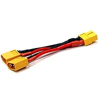 Integy RC Model C24409 XT60 Parallel 2-Battery Connector Adapter Wire Harness