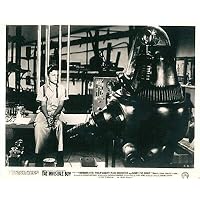 Invisible Boy Original Rare Lobby Card Robby The Robot Richard Eyer 1957 in lab