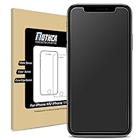 Mothca Matte Glass Screen Protector for iPhone XR/iPhone 11 [6.1-inch] Anti-Glare & Anti-Fingerprint, 9H Hardness Tempered Glass Film, Case Friendly Easy Installation Bubble Free - Smooth as Silk