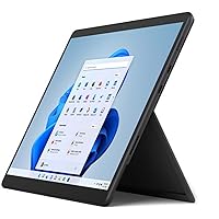 Microsoft Surface Pro 8 Tablet, Intel Evo i5-1145G7, 8GB RAM, 512GB SSD, Intel UHD Graphics, 13