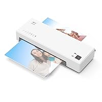 Desk Laminator Hine Set A4 Size Hot and Cold Lamination 2 Roller System 9 inches Max Width Suitabe for A4/A5/A6 Laminating Pouches for Home Office School Plies