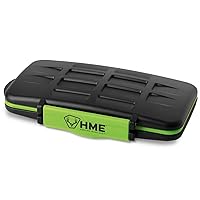 HME SD Card Holder - Durable Anti-Shock Dustproof Compact Portable Memory Card Storage Case -12 SD Cards & 12 Micro SD Cards Capacity
