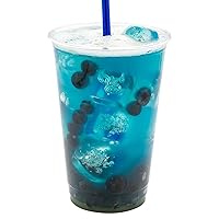 Restaurantware Visage 16 Ounce Cold Drink Cups 1000 Disposable Party Drinking Cups - Lids Sold Separately Durable And Sturdy Clear PET Plastic Cups For Birthday Parties Or Ceremonies