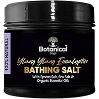 KC Ylang Ylang Eucalyptus Bathing Salt 500g for Body & Foot spa | Calming, Relaxing, Aromatherapy | Infused with Essential Oils