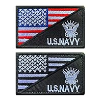 Backpack Tactical USA Air Force Patches Military Jacket Military US American Air Force Flag Hook and Loop Emblem Embroidered Patch for Hat Zcketo 2 Pieces America Flag/Air Force Patch Veteran 