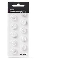 New - Oticon Open Bass miniFit Domes 8mm 10.0 Count