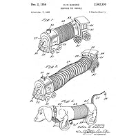 1958 - Slinky Toy Vehicle - H. H. Malsed - Patent Art Magnet