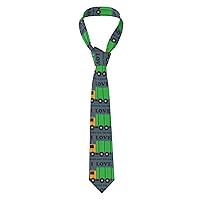 Golf Course Lawn Print Men'S Tie Wedding Business Party Gifts Cravat Neckties For Groom, Father,Groomsman