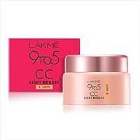 9to5 CC Light Mousse with Vitamin E & a Hint of Foundation | Matte finish, Non-Comedogenic, lightweight mousse foundation, 25gm - Frappe