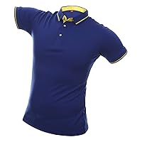 Men's Outdoor Sport Polo Shirt Lightweight Regular Fit Solid Tennis Shirts Casual Short Sleeve Slim Golf Shirts