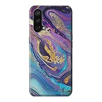 R3676 Colorful Abstract Marble Stone Case Cover for OnePlus Nord CE 5G