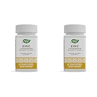 Zinc Lozenges with Vitamin C & Echinacea, Immune Support*, Wild Berry Flavored, 60 Lozenges (Pack of 2)