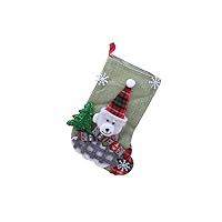 Christmas Bags for Gifts, Fashion Christmas Gift Bag Christmas Tree Decoration Supplies Goodie Bag Multicolor-A