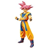 Banpresto Dragonball Super Movie Cyokoku Buyuden-Super Saiyan God Son Gokou Toy, Multicolor, (Model: BP39032_10221)