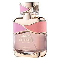Armaf La Rosa Pour Femme Eau De Parfum 100ML For Her, Floral Fragrance, Perfume For Women, La Via