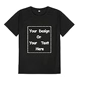 Men's Custom T Shirts for Men/Design Your Own Shirt Add Text Image Logo Personalized Cotton Tee Printed Photo