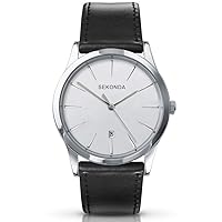 Sekonda Men's Quartz Watch with Analogue Display and Leather Strap