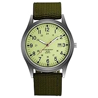 Fashion Men's Watches Luminous in The Dark Watch Army Casual Dial Calendar Sport Quartz Watch