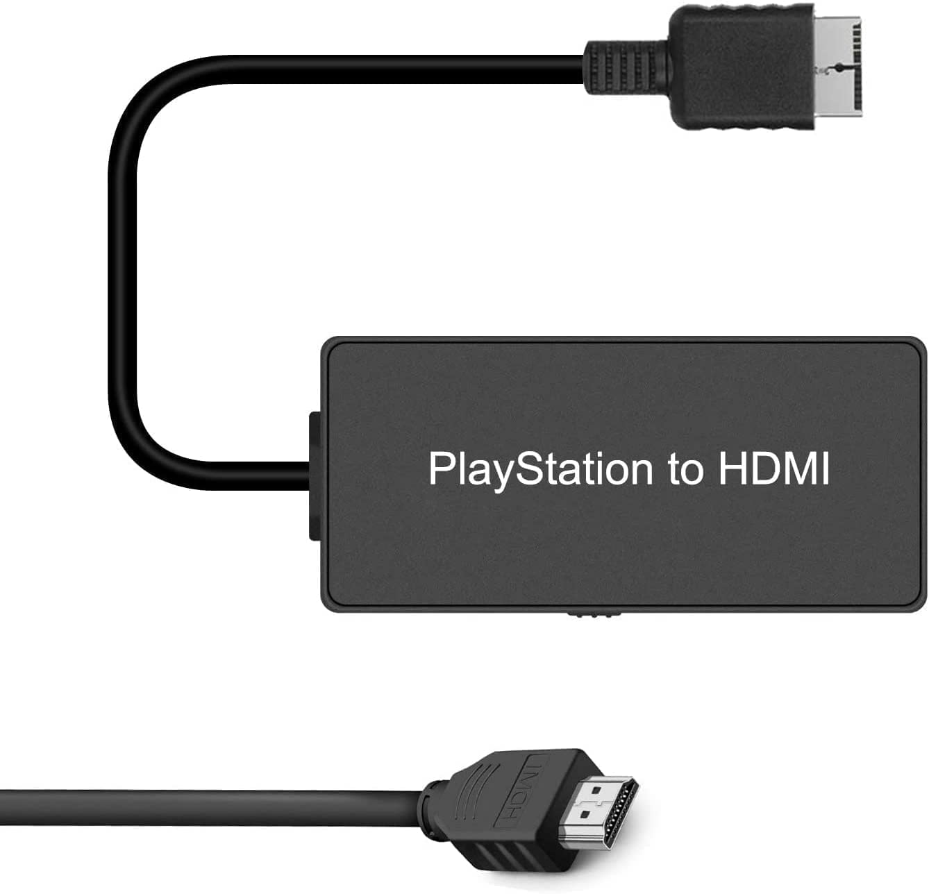 Azduou Playstation 2 (PS2) to HDMI Converter, HDMI Cable for Playstation 2, Playstation 3 Console (PS2, PS3), Connecting PS2/PS3 to HDTV with True Ypbpr HD Signal Output (100% Improve Video Quality)