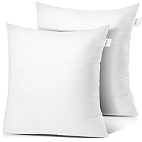 Nestl 26x26 Pillow Inserts - Throw Pillow Insert 26x26, 2 Pack Euro Pillows 26x26, Decorative Euro Pillow Insert 26x26 White, 26 X 26 Pillow Insert, Lumbar Pillow Insert for Bed and Couch