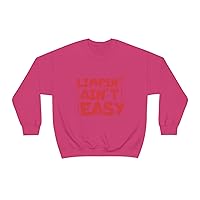 Novelty Limpin' Isn't Easy Amputee Sayings Gift | Funny Injured Person Gag Graphic Unisex Crewneck Sweatshirt