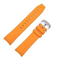22mm Soft Silicone Watch Band For Tissot Strap For T120 Seastar T120417A 45.5mm Dial Rubber Sport Watchband