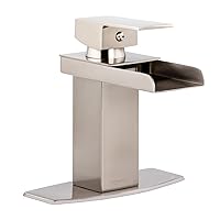 Amazon Basics AB-BF600-SN Bathroom faucet, Satin Nickel