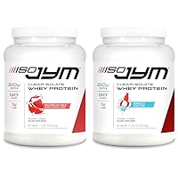ISO JYM 20 Servings Whey Protein Isolate Bundle - Watermelon and Bombsicle Flavors