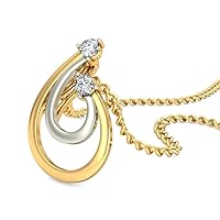 Genuine Diamond Cluster Necklace For Women And Girls 14k Gold Diamond Necklace Diamond Pendant