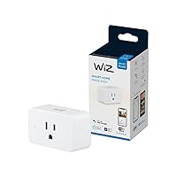 WiZ Smart Plug - Pack of 1 - Type B - Connects to Your Existing 2.4Ghz Wi-Fi - Control with Wiz Connected App - Works with Google Home, Alexa and Siri Shortcuts - No Hub Required